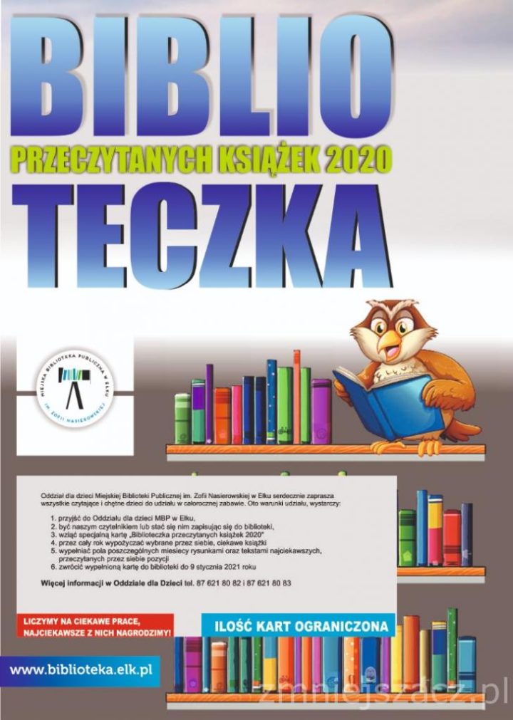 Konkurs – Biblioteczka Przeczytanych Książek 2020